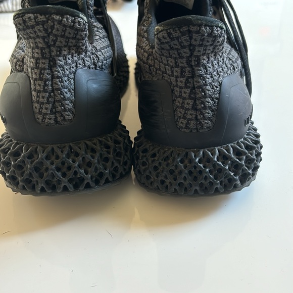 Adidas men’s ultra 4D triple black - Picture 6 of 14